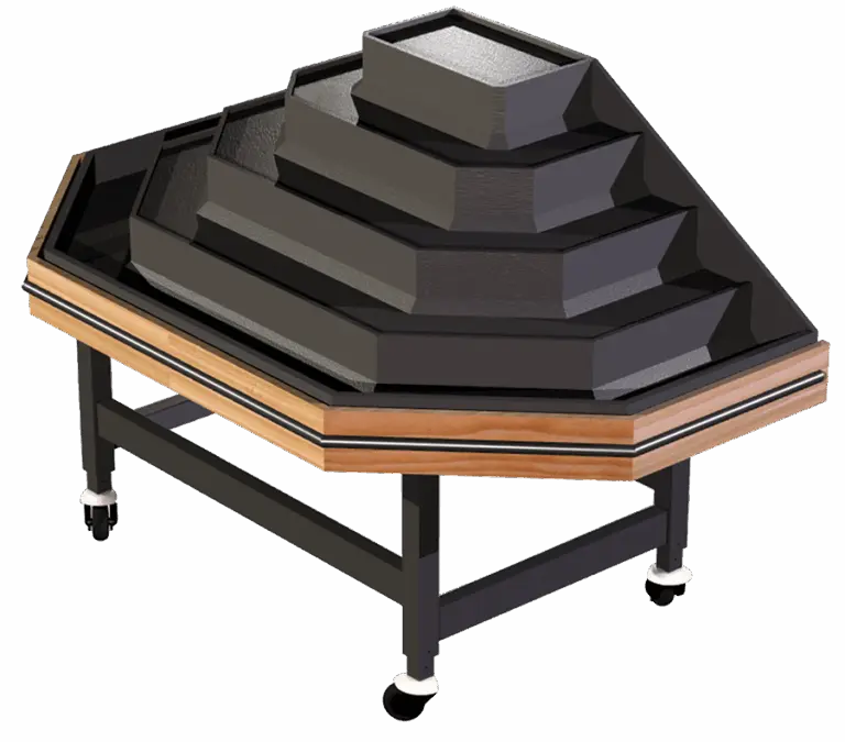 Modular Dry Table Low End Caps