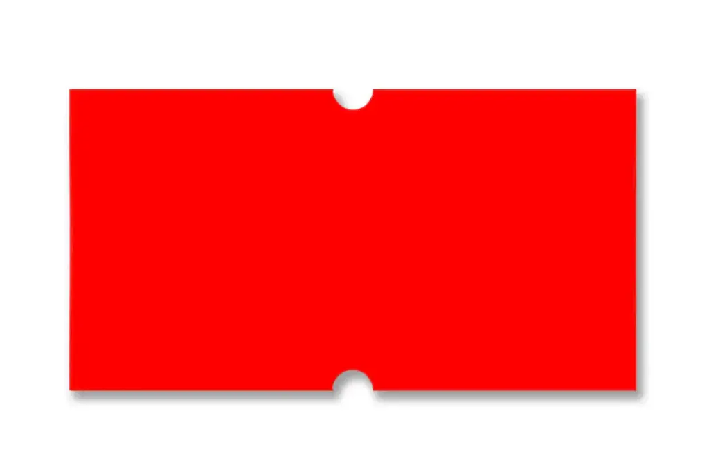 Motex Fluorscent Red Label for MX-5500 Pricing Gun