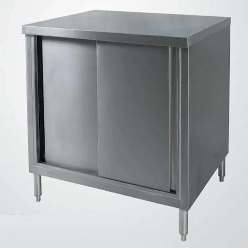 OMCAN 14359 Stainless Steel Table Solid Polytop Frame With Shelf 30" x 48" with backsplash