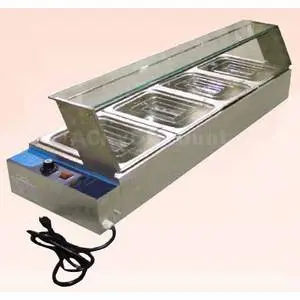 OMCAN BS-4 Portable Warmer Bain Marie with 4 Half Pans
