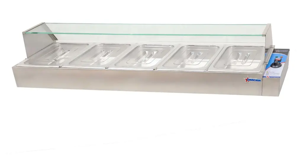 OMCAN BSB-5 Electric WarmBain Marie 5 Half