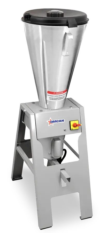 OMCAN LAR-15PMB 4 Gallon Stainless Steel Floor Tilting Blender