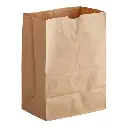 Paper Bag 1/8 BBL Short Brown Natural Kraft