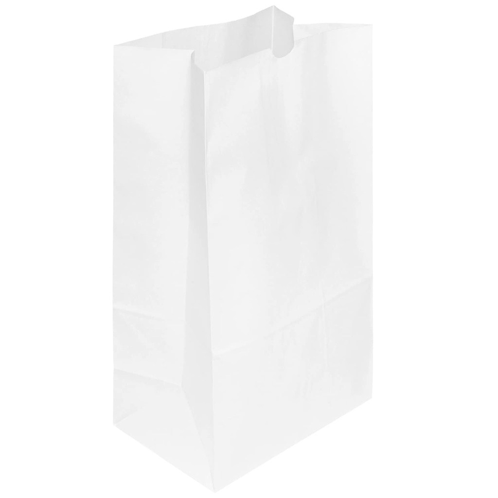 Paper Bag 20 Lb White Short