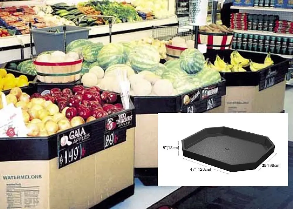 Plastic ABS Bin Liner Black