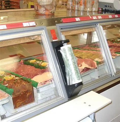 Plastic Roll Bag Dispenser Upright