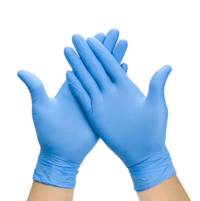 Powdered Blue Vinyl Glove 