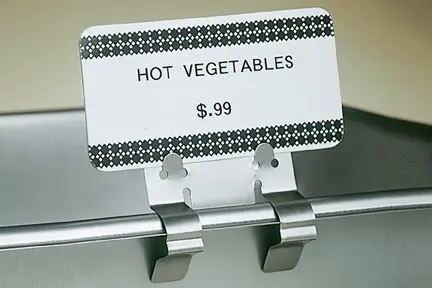Price Holder Pan Clip Stainless Steel