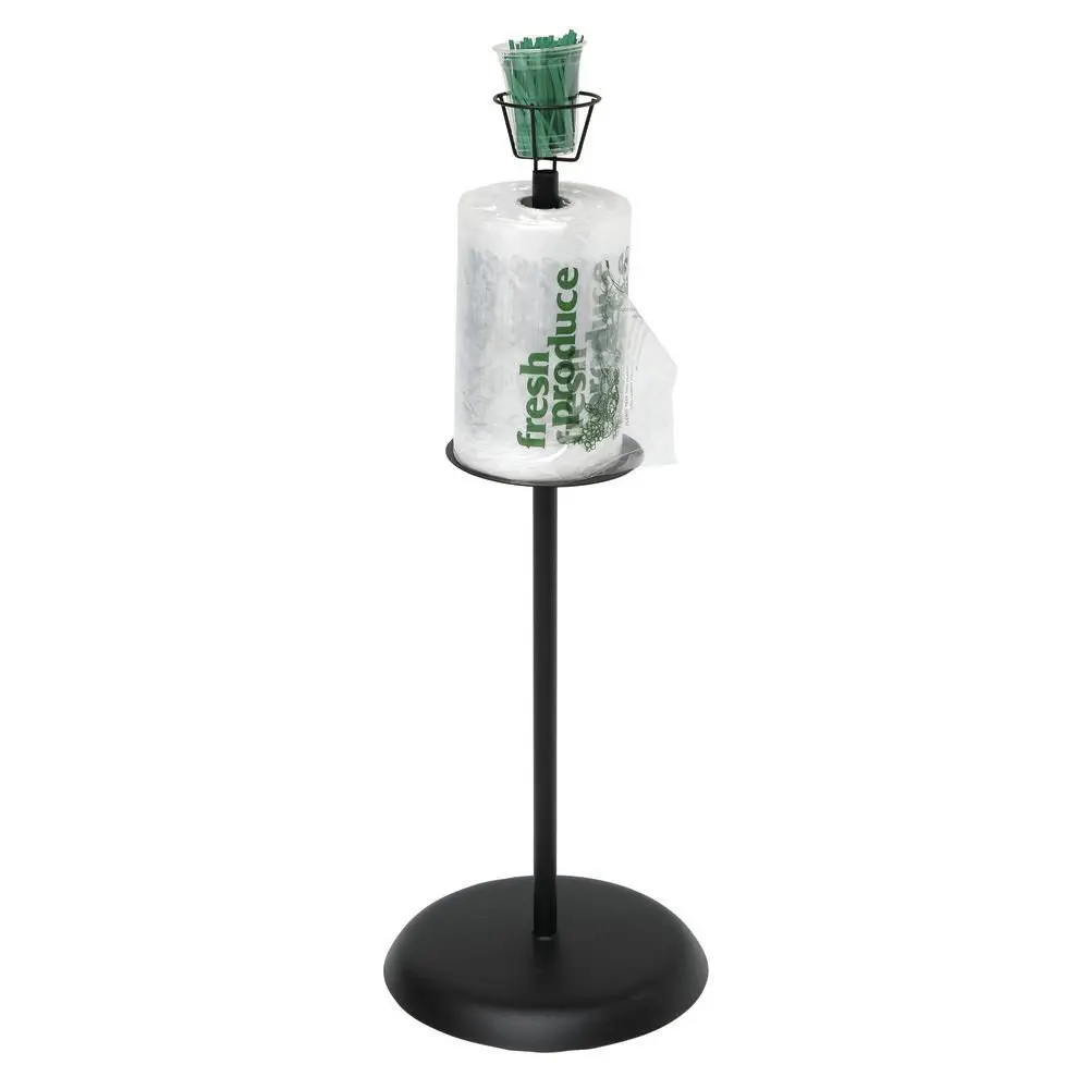Produce Bag Dispenser on Floor