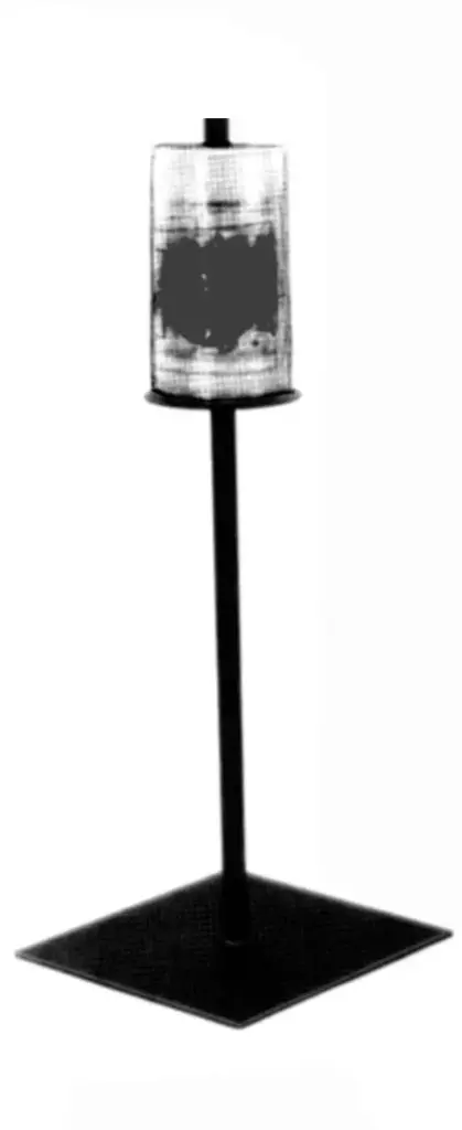 Produce Bag Dispenser on Floor