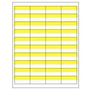 Q-tag¬ô 2 X 1 Inch White and Yellow Paper Tag