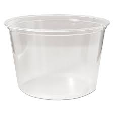 Round Deli Container 16 Oz Clear