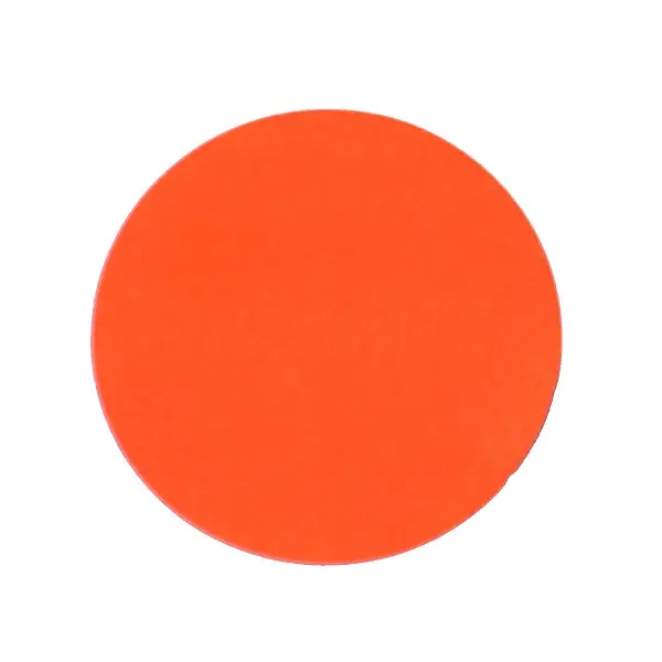 Round Label Sticker 1.5" Diameter Red