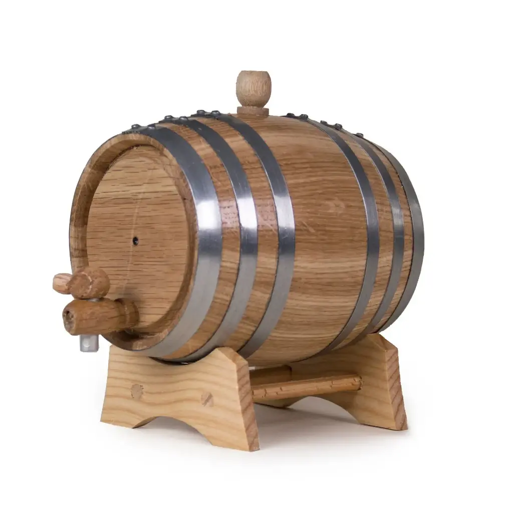 Rustic Barrel Wood 18" x 30" With Liner