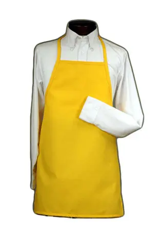 Safety Zone DAV35-35X50 PVC Apron 35 x 50 Yellow With String Ties