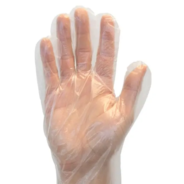 Safety Zone GDPE-LG Plastic Glove Large