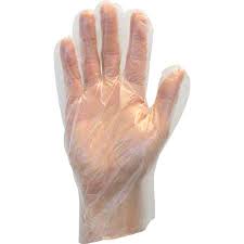 Safety Zone GDPE-MD Plastic Glove Medium