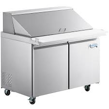 Sandwich Prep Table 2 Doors Stainless Steel