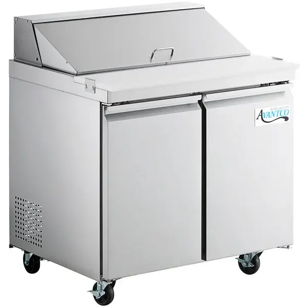 Sandwich Prep Table 2 Doors Stainless Steel