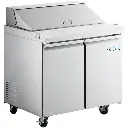 Sandwich Prep Table 2 Doors Stainless Steel