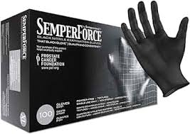 Sempermed GSNF 105 Powder Free Blue Nitrile Glove XL