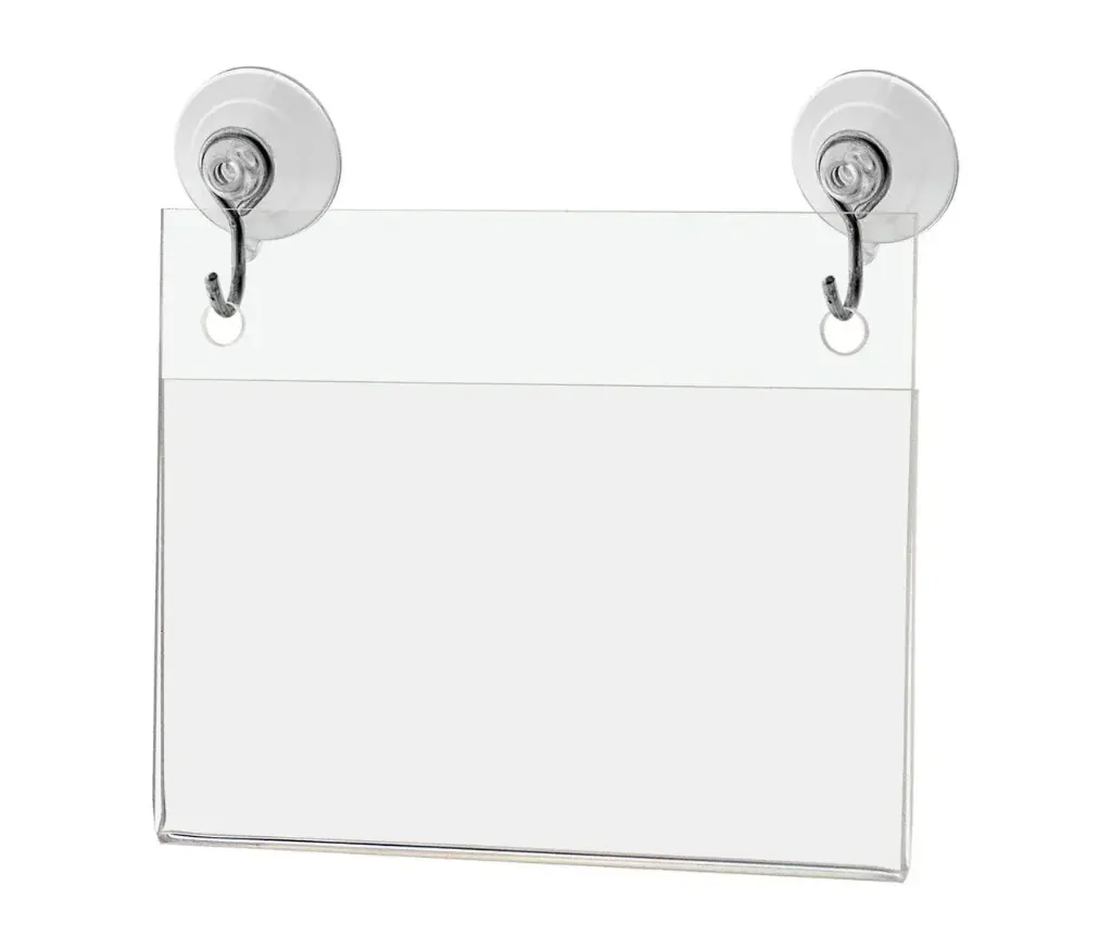 Suction Cup Sign Holder 3.5" x 7"
