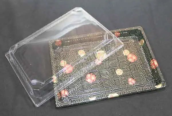 Sushi Container Extra Large 10" X 7.5" Base