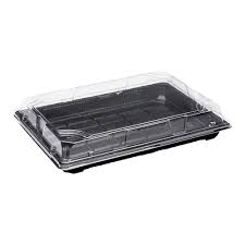 Sushi Container Extra Large 10" X 7.5" Lid