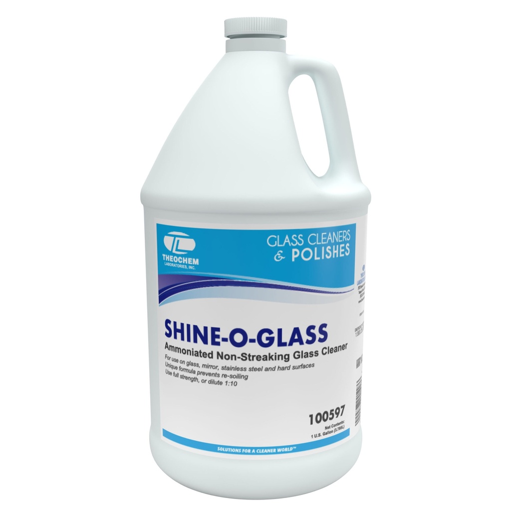 Theochem Glass Cleaner Liquid 1 Gallon