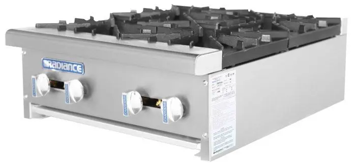 Turbo Air TAHP-24-4 24" Countertop Hotplate