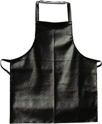 UPDATE APV-2641HD Bib Vinyl Apron 26 x 41 Black