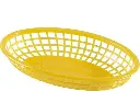 UPDATE BB96Y Oval Food Basket 9x5 YEL 12