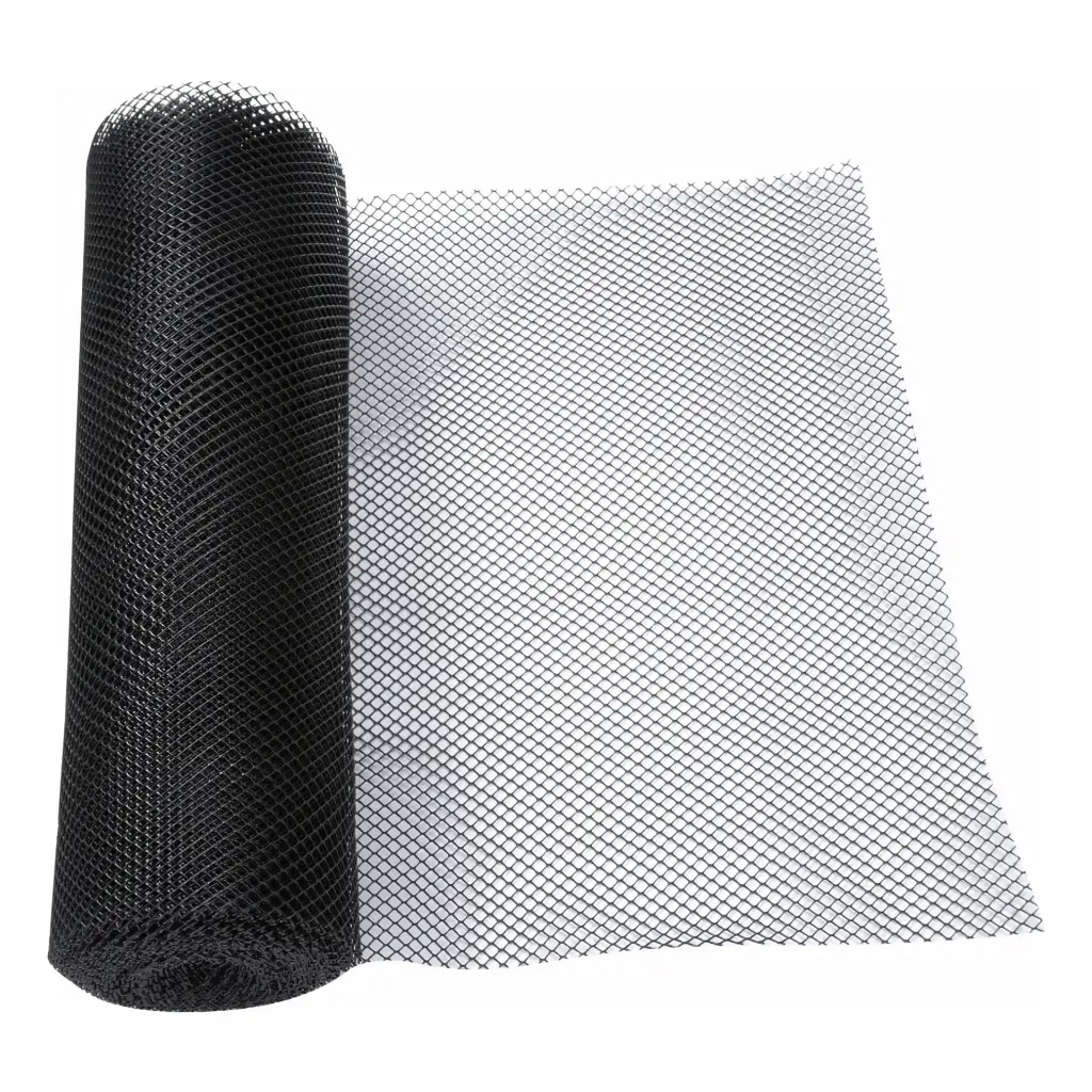UPDATE BL240BK Black Bar Shelf Liner 2' x 40'