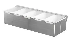 UPDATE CD-5 5-Compartment Condiment Dispenser