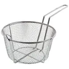 UPDATE FB-9 9.5" Nickel Plated Wire Fry Basket