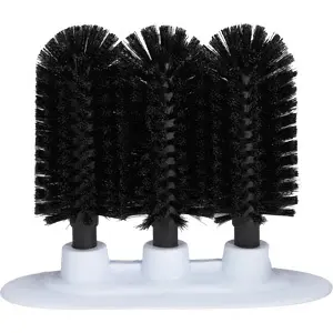 UPDATE GWD-3 Three-Brush Manual Upright Glass Washer