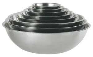 UPDATE MB-300 3 Qt. Stainless Steel Mixing Bowl
