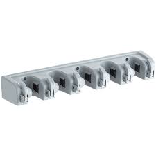 UPDATE MBR-16 16" Mop and Broom Rack Grey