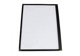 UPDATE MCV-1BK Single Menu Cover Black