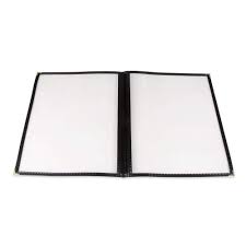 UPDATE MCV-2BK Double Fold Menu Cover Black