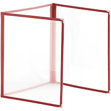 UPDATE MCV-3RD Triple Menu Cover Red