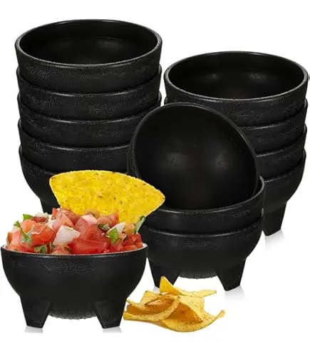 UPDATE MOL-10 10 Oz Molcajete-Style Dish Bowl