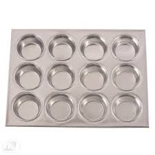 UPDATE MPA-12 12 Cup Aluminum Cupcake and Muffin Pan