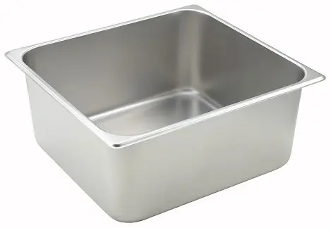 UPDATE NJP-666 Food Pan Steel 2/3, 6"D