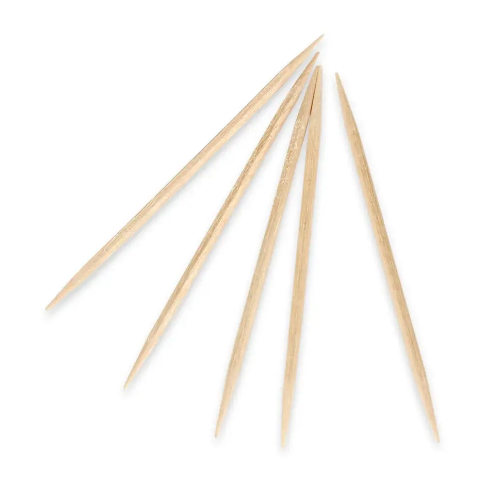 UPDATE PC-DP 2.6" Double Pointed Wooden Toothpicks