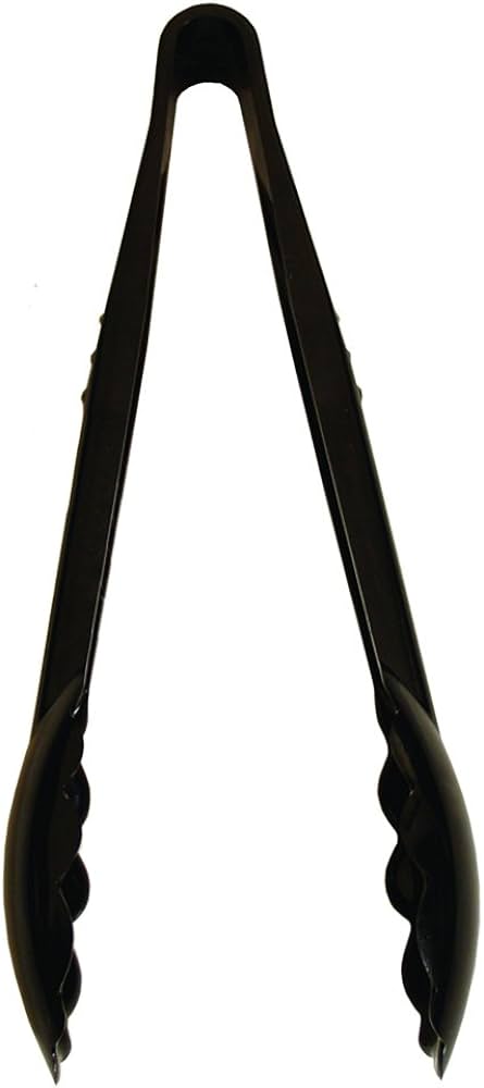 UPDATE PCT-9BK 9" Polycarbonate Tongs Black