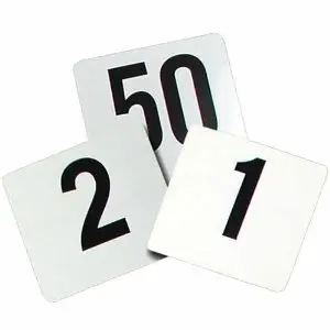 UPDATE PTN4/1-50 Table Numbers 1-50