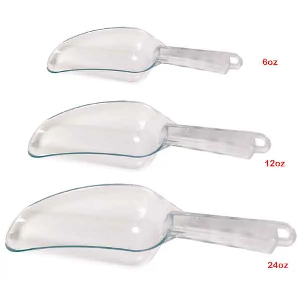 UPDATE SCP-6C Plastic Scoops 6 Oz
