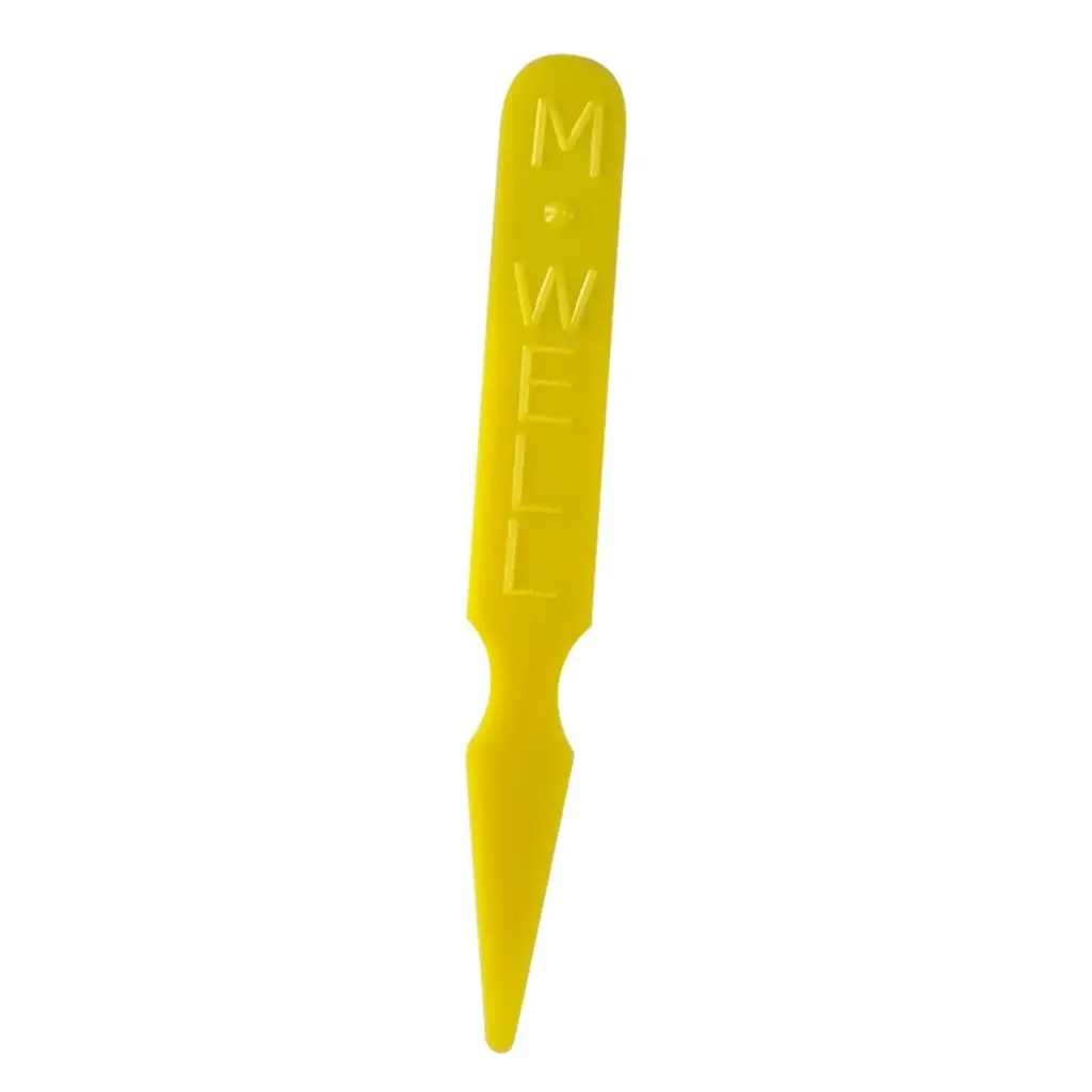 UPDATE SM-MW Yellow Plastic Steak Marker, Medium Well
