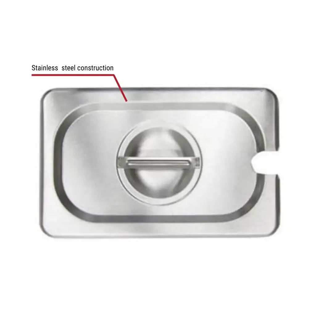 UPDATE STP-11LDC Solid Cover Stainless Food Pans